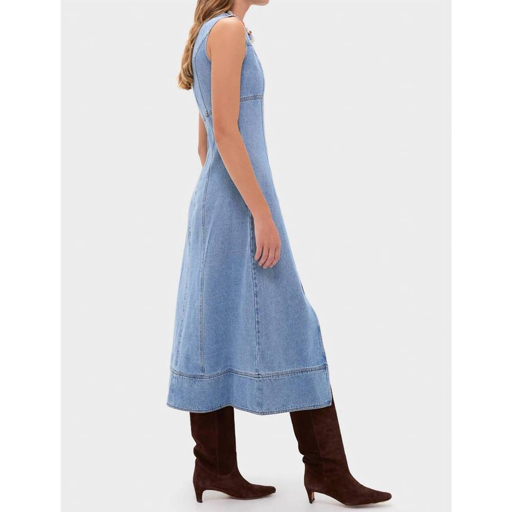 NEW HUNTER BELL sedona dress in vintage denim - Picture 4 of 7